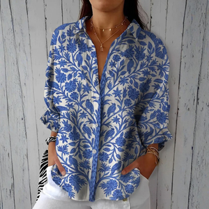 Camisa Reyes · Jardín con pájaros