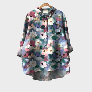 Blusa Magdalena · De lino, ligera y veraniega