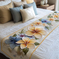 Camino de Cama Acolchado – Jardín de Plumerias