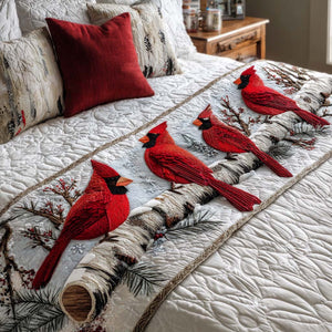 Camino de Cama Acolchado – Magia de Navidad