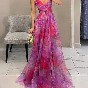 Vestido Covadonga · Maxi floral de gasa