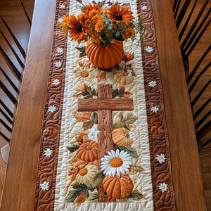 Camino de Mesa Acolchado — Abundancia de Otoño