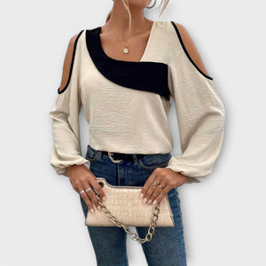 Blusa Elvira · Con escote cuadrado
