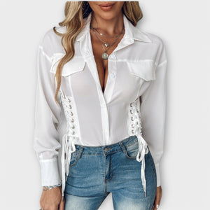 Blusa Marisa · De manga larga