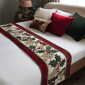 Camino de Cama Acolchado – Encanto Navideño