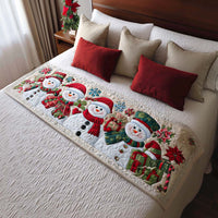 Camino de Cama Acolchado – Sonrisas de Nieve