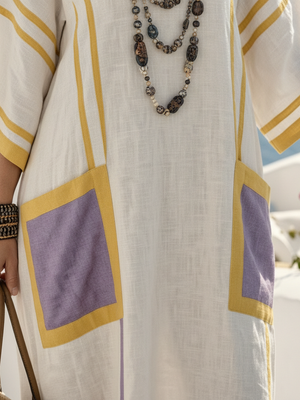 Vestido Luisa · Maxi con escote en V