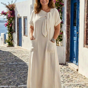Vestido Nadia · Maxi con bolsillos