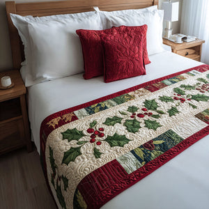 Camino de Cama Acolchado – Tradición Navideña