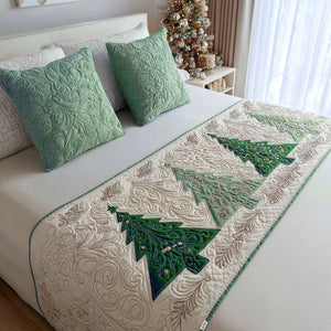 Camino de Cama Acolchado – Espíritu de Navidad