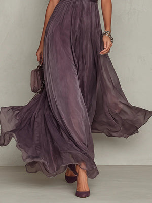 Vestido Agustina · Largo de encaje con escote de gota