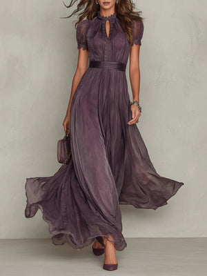 Vestido Agustina · Largo de encaje con escote de gota