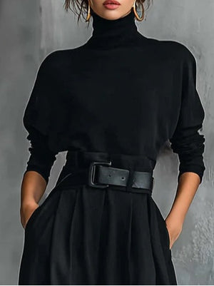 Conjunto Jacinta · Top de cuello alto y pantalón