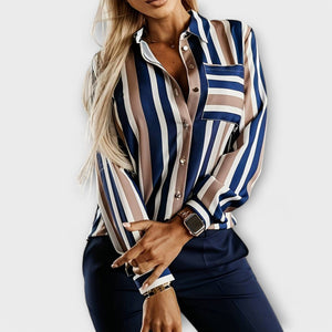 Blusa Mayte · Casual às rayas