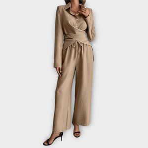 Conjunto Ámbar · Elegante de dos piezas