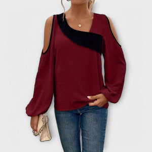 Blusa Elvira · Con escote cuadrado