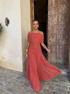 Vestido Giralda · Largo en tres tonos de edición limitada