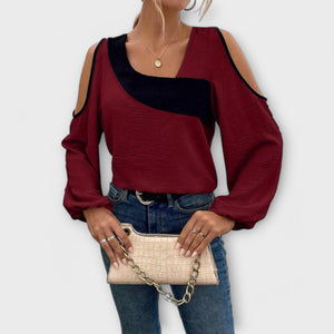 Blusa Elvira · Con escote cuadrado
