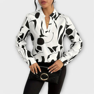 Blusa Felipa · Elegante de manga larga