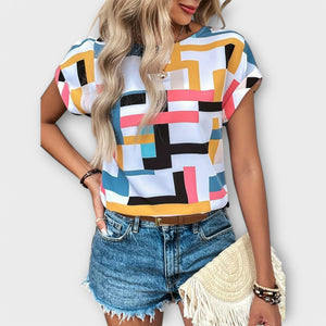 Blusa Eliana · De manga corta