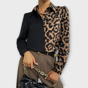 Blusa Máxima · De leopardo simples