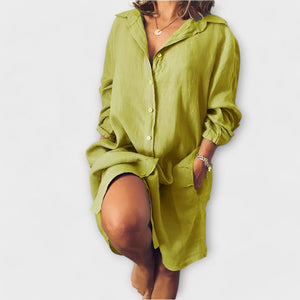 Blusa Nidia · Casual de lino