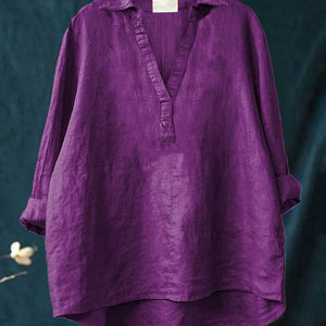 Blusa Lucinda · De lino, fresca y favorecedora