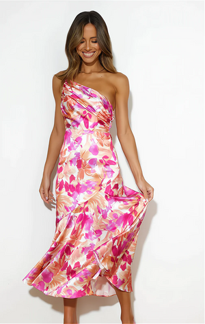 Majken | Vestido de verão elegante com flores