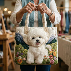 Bolso acolchado artesanal - Perro Encantado