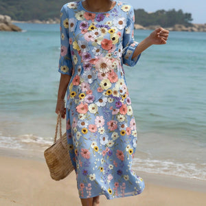 Vestido Rosaura · Midi floral