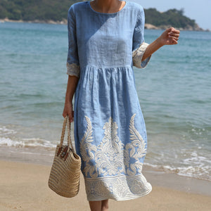Vestido Olaya · Midi floral