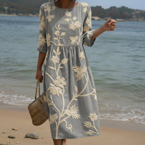 Vestido Florencia · Midi floral