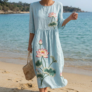 Vestido Sela · Maxi floral