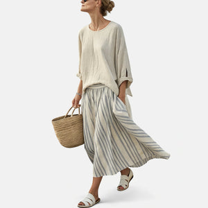Conjunto Florinda · De lino bambú