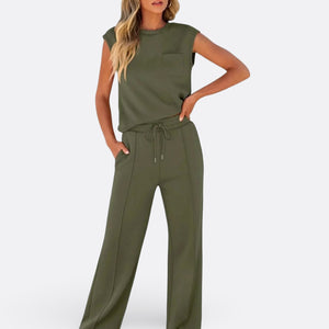 Conjunto Lucinda · Casual de tecido suave lounge