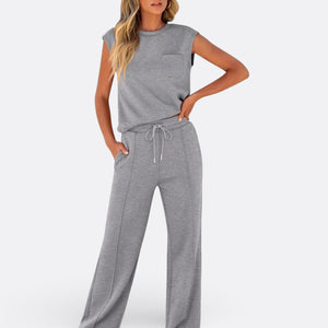 Conjunto Lucinda · Casual de tecido suave lounge