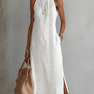 Vestido Dolores · Midi de cuello alto