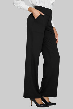 Pantalón Clara · De vestir con cintura elástica