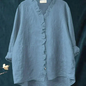 Blusa Gisela · Lino colorido y elegante