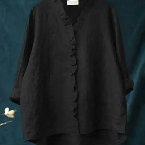 Blusa Gisela · Lino colorido y elegante