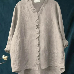 Blusa Gisela · Lino colorido y elegante