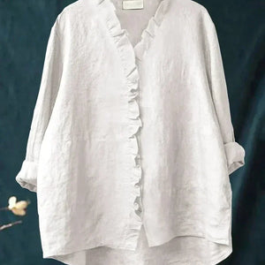 Blusa Gisela · Lino colorido y elegante