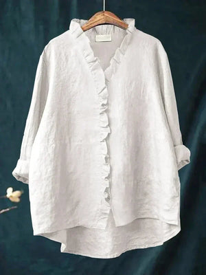 Blusa Gisela · Lino colorido y elegante