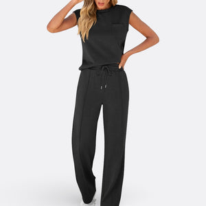 Conjunto Lucinda · Casual de tecido suave lounge