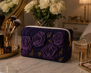 Neceser acolchado · Flor de Amatista