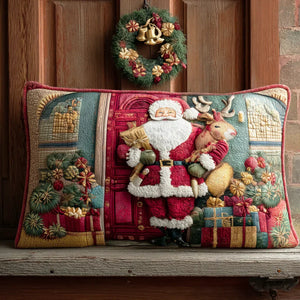 Funda de Cojín Acolchada — La Casa Acogedora de Papá Noel