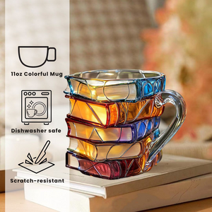 Taza 3D Única y Artesanal para los Apasionados de la Lectura