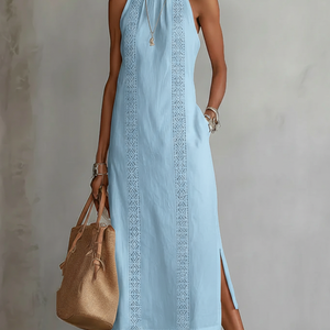 Vestido Dolores · Midi de cuello alto
