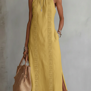 Vestido Dolores · Midi de cuello alto