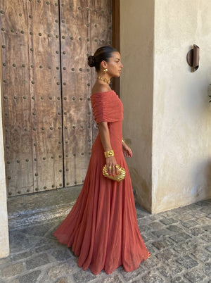 Vestido Giralda · Largo en tres tonos de edición limitada